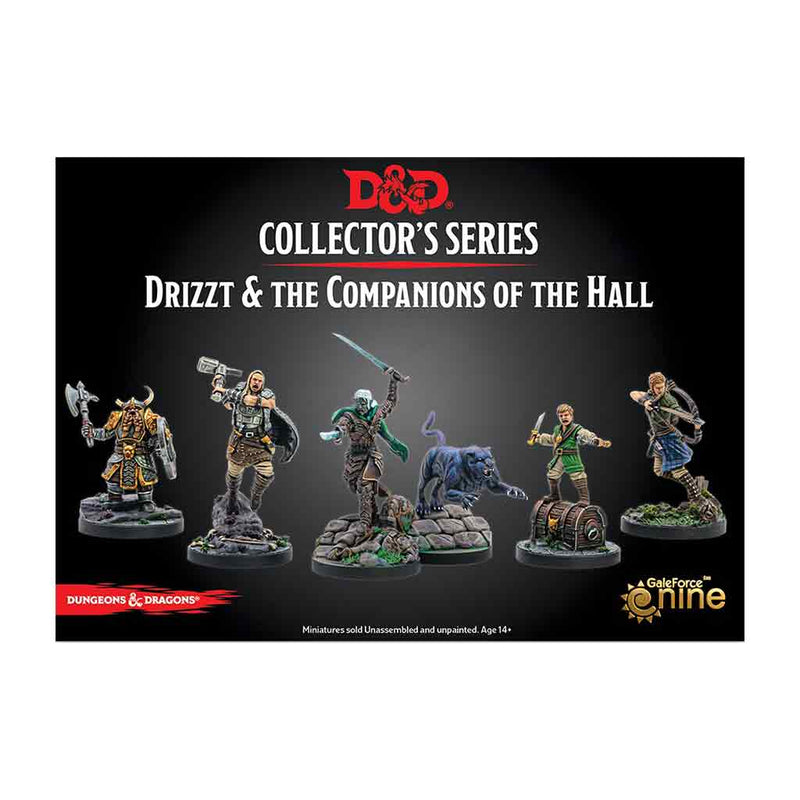 Drizzt & The Companions of the Hall D&D Collectors Series Unpainted Miniatures - Bea DnD Games