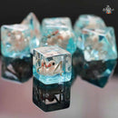 Ducky Dice - 7 Piece Polyhedral Dice Set + Dice Bag - Bea DnD Games