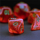 Duergar Power Stones - 7 Piece Polyhedral Dice Set + Dice Bag - Bea DnD Games