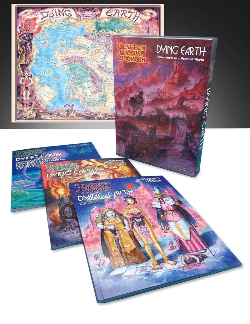 Dungeon Crawl Classics - Dying Earth Boxed Set | Explore Jack Vance's World - Bea DnD Games