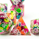 Dungeon Treats - Handcrafted Sharp Edge Dice Set & Dice Case - Bea DnD Games