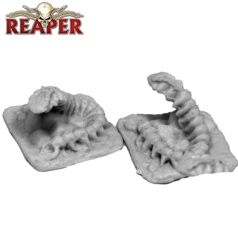 Dungeon Vermin, Centipedes - Dark Heaven Bones Unpainted Miniatures by Reaper Miniatures - Bea DnD Games