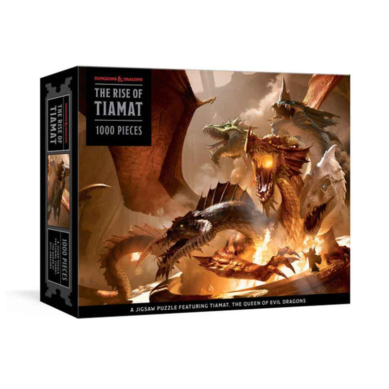 Dungeons and Dragons The Rise of Tiamat Dragon 1000pc Puzzle - Bea DnD Games