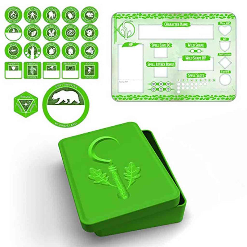 Dungeons & Dragons: Character Tokens - Druid Token Set - Bea DnD Games