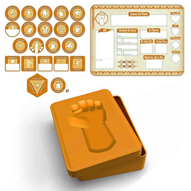 Dungeons & Dragons: Character Tokens - Monk Token Set - Bea DnD Games