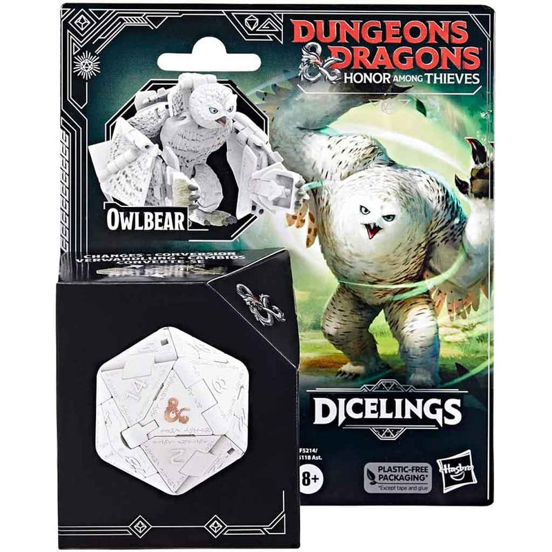 Dungeons & Dragons Dicelings - White Owlbear - Bea DnD Games