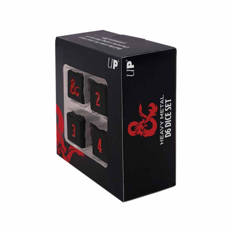 Dungeons & Dragons Heavy Metal D6 Dice Set (4xd6 dice set) - Bea DnD Games