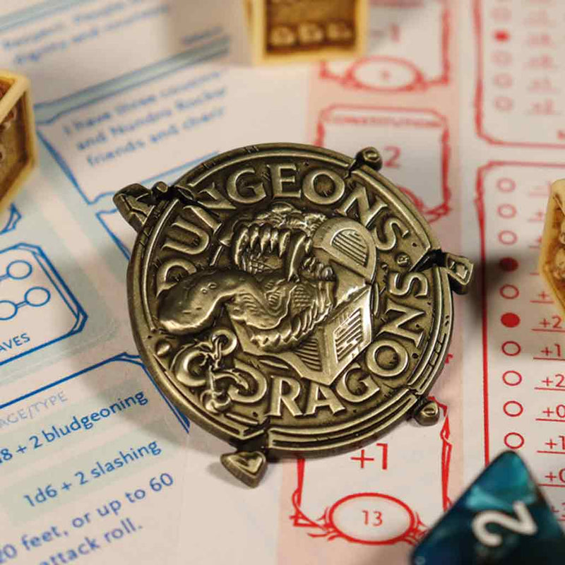 Dungeons & Dragons - Premium Pin Badge - Mimic Logo (Limited Edition) - Bea DnD Games