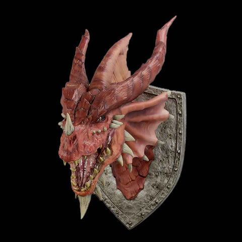 Dungeons & Dragons Red Dragon Head Trophy Plaque - Bea DnD Games