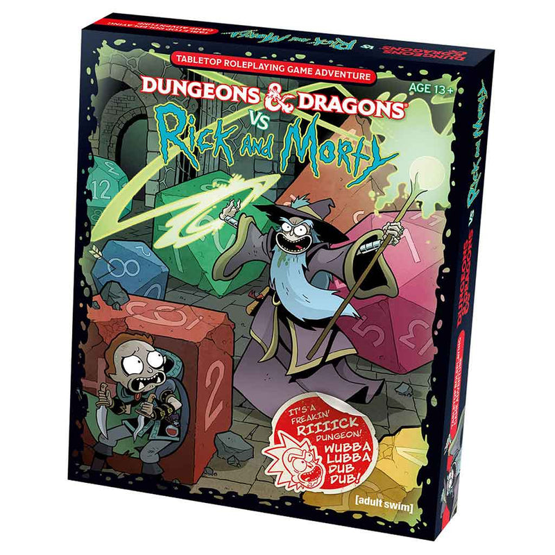 Dungeons & Dragons vs Rick and Morty (D&D Tabletop Roleplaying Game Adventure Boxed Set) - Bea DnD Games