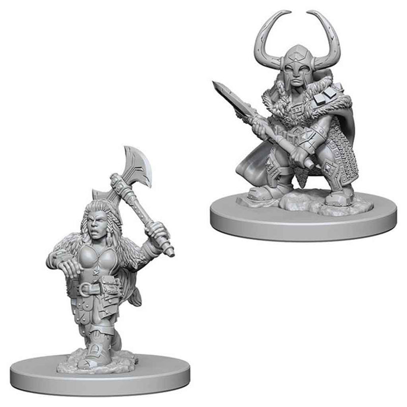 Dwarf Barbarian (Female) Nolzur's Marvelous Unpainted Miniatures - Bea DnD Games