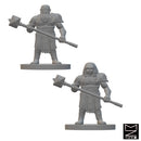 Dwarf Barbarians | BeaMini Unpainted RPG Miniatures - Bea DnD Games