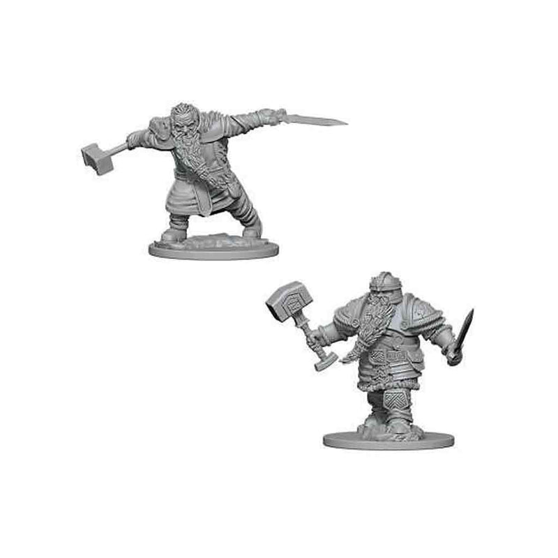 Dwarf Fighter (Male) Nolzur's Marvelous Unpainted Miniatures - Bea DnD Games