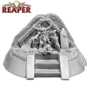 Dwarf King on Throne - Dark Heaven Bones Unpainted Miniatures by Reaper Miniatures - Bea DnD Games