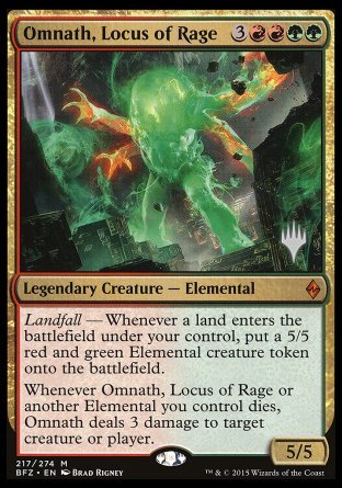 Omnath, Locus of Rage (Promo Pack) [Battle for Zendikar Promos]