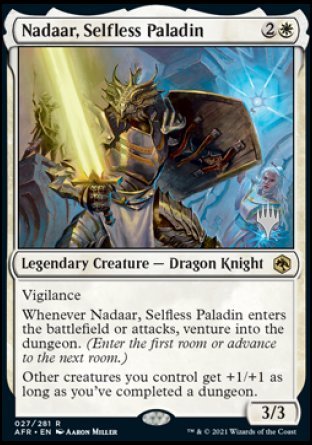 Nadaar, Selfless Paladin (Promo Pack) [Dungeons & Dragons: Adventures in the Forgotten Realms Promos]