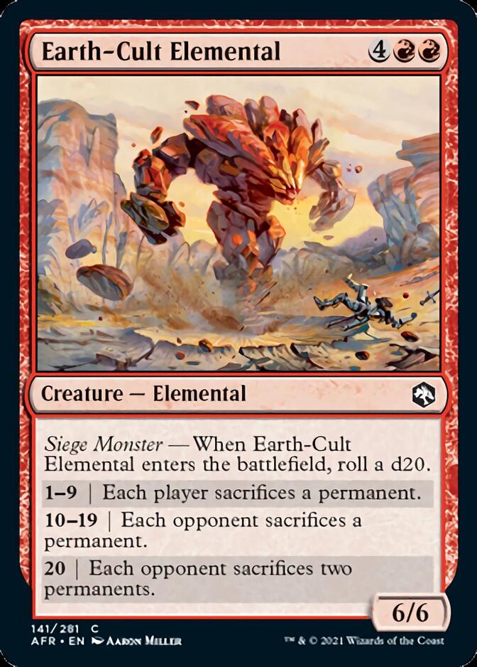 Earth-Cult Elemental [Dungeons & Dragons: Adventures in the Forgotten Realms] - Bea DnD Games