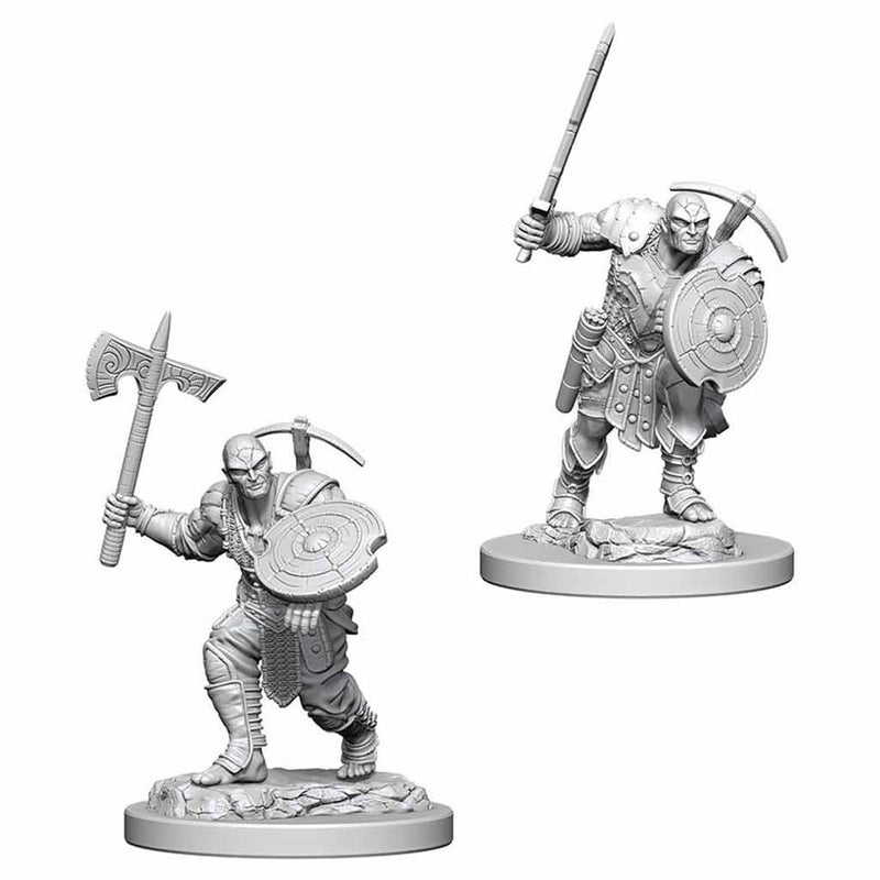 Earth Genasi Fighter (Male) Nolzur's Marvelous Unpainted Miniatures - Bea DnD Games