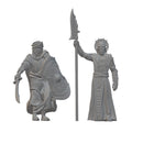 Easterners Fighters (Group 1) | BeaMini Unpainted D&D Miniatures - Bea DnD Games