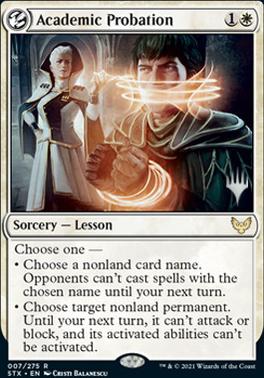 Academic Probation (Promo Pack) [Strixhaven: School of Mages Promos]