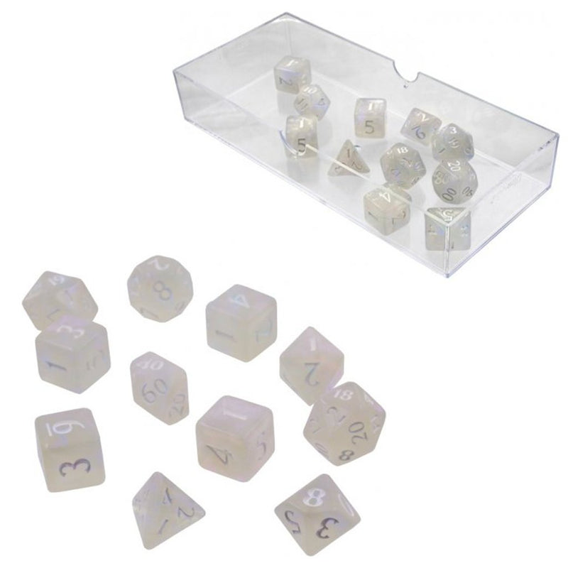 Eclipse 11 Dice Set: Artic White - Bea DnD Games