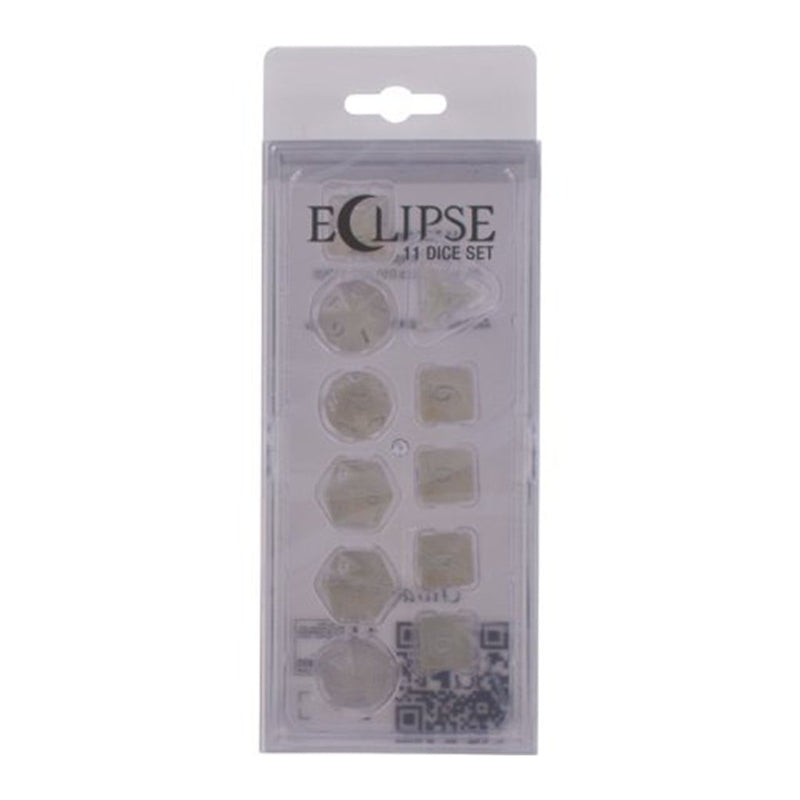 Eclipse 11 Dice Set: Artic White - Bea DnD Games