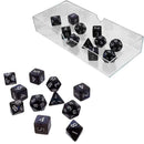 Eclipse 11 Dice Set: Jet Black - Bea DnD Games