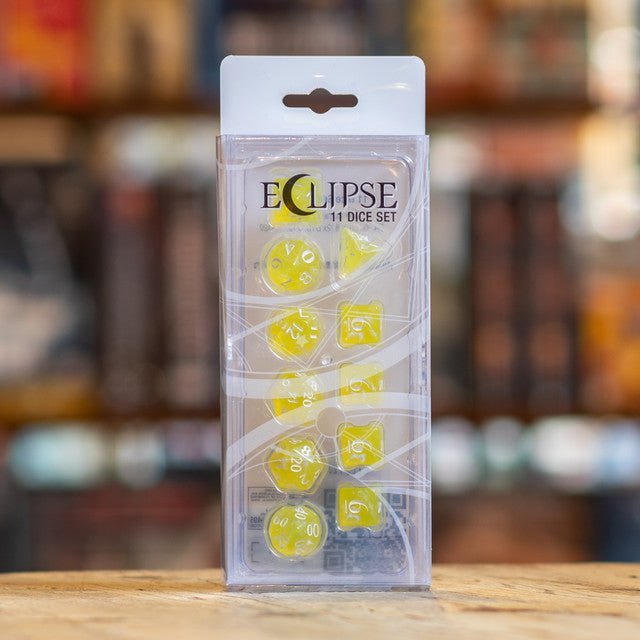 Eclipse 11 Dice Set: Lemon Yellow - Bea DnD Games