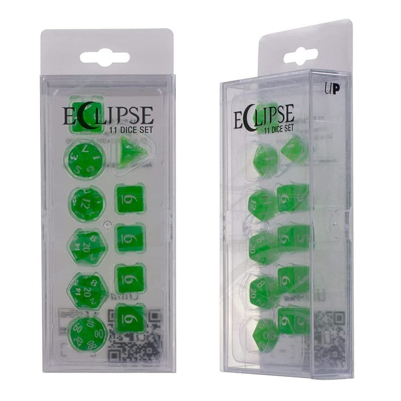 Eclipse 11 Dice Set: Lime Green - Bea DnD Games