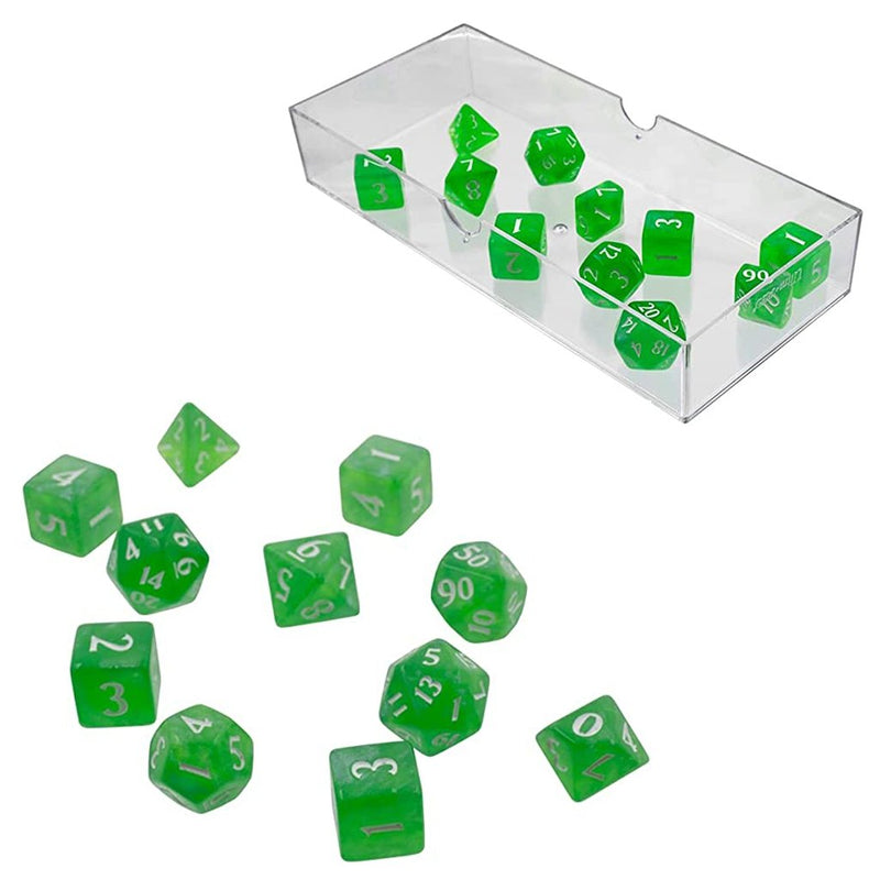 Eclipse 11 Dice Set: Lime Green - Bea DnD Games