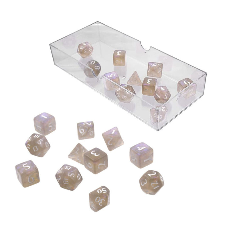Eclipse 11 Dice Set: Smokey Grey - Bea DnD Games