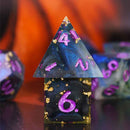 Eldritch Typhoon Handcrafted Sharp Edge Dice Set & Dice Case - Bea DnD Games