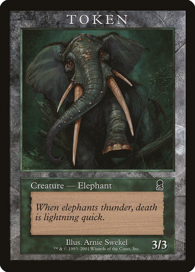 Elephant Token [Magic Player Rewards 2002] - Bea DnD Games
