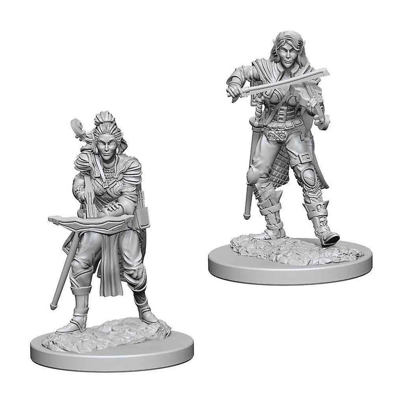 Elf Female Bard Deep Cuts Unpainted Miniatures - Bea DnD Games