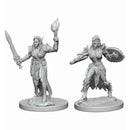 Elf Fighter (Female) Deepcuts Unpainted Miniatures - Bea DnD Games
