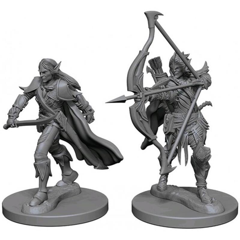 Elf Fighter Male Deepcuts Unpainted Miniatures - Bea DnD Games