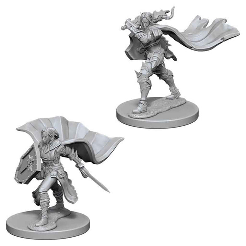 Elf Paladin (Female) Deepcuts Unpainted Miniatures - Bea DnD Games