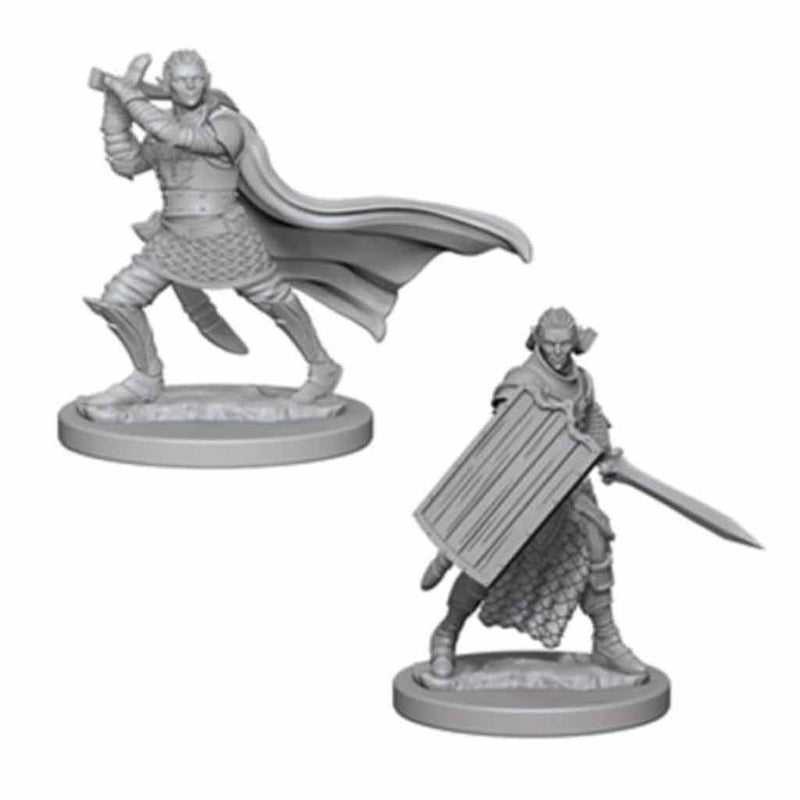 Elf Paladin (Male ) Deep Cuts Unpainted Miniatures - Bea DnD Games