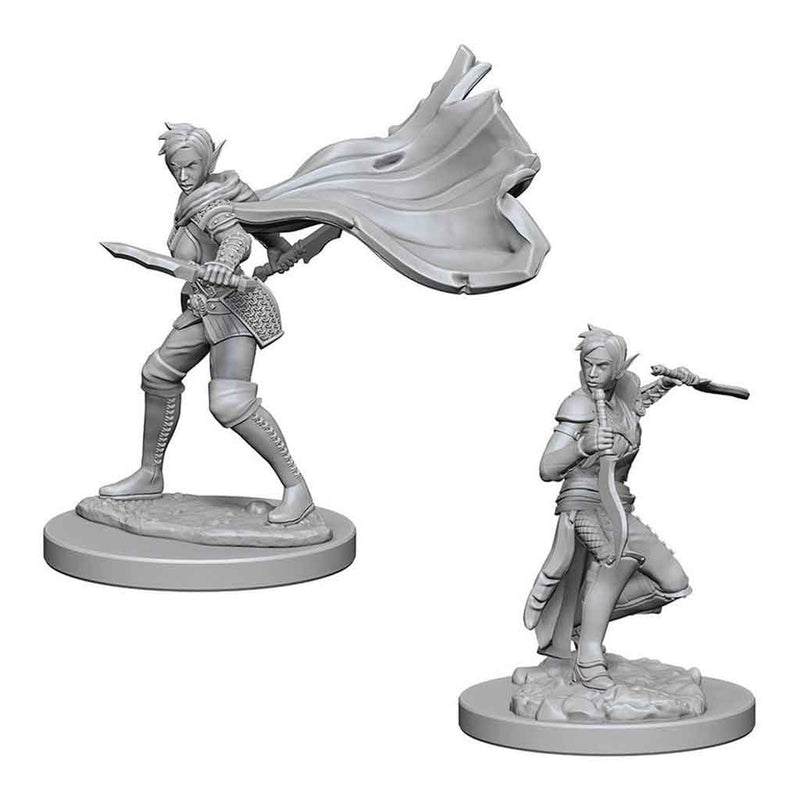 Elf Rogue (Female) Deep Cuts Unpainted Miniatures - Bea DnD Games