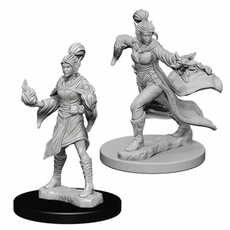 Elf Sorcerer (Female ) Deepcuts Unpainted Miniatures - Bea DnD Games