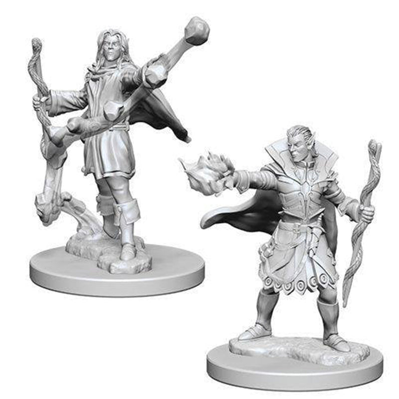 Elf Sorcerer (Male) Deepcuts Unpainted Miniatures - Bea DnD Games