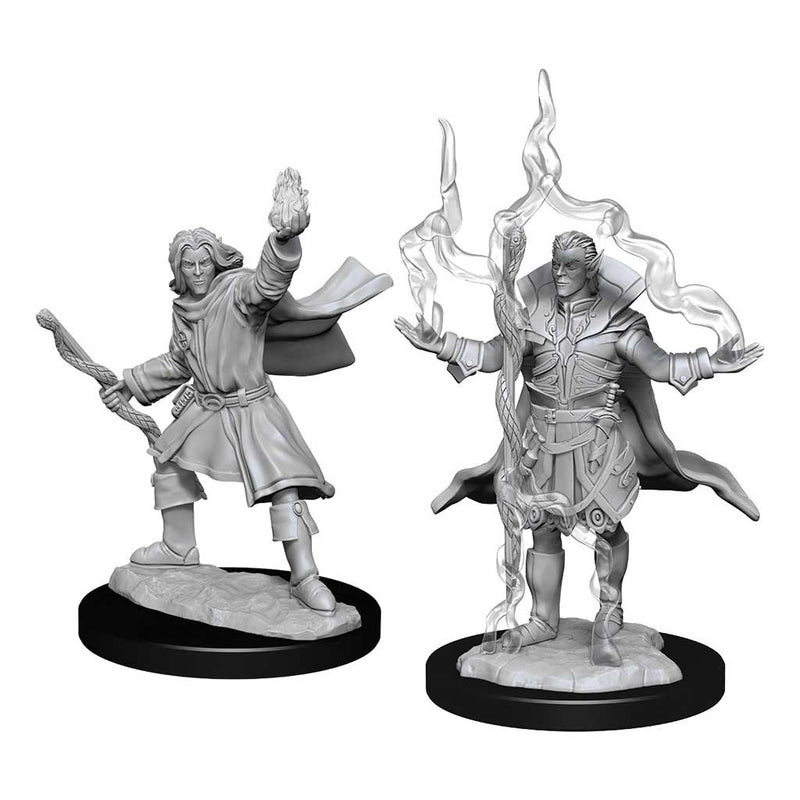 Elf Sorcerer (Male) Deepcuts Unpainted Miniatures - Bea DnD Games