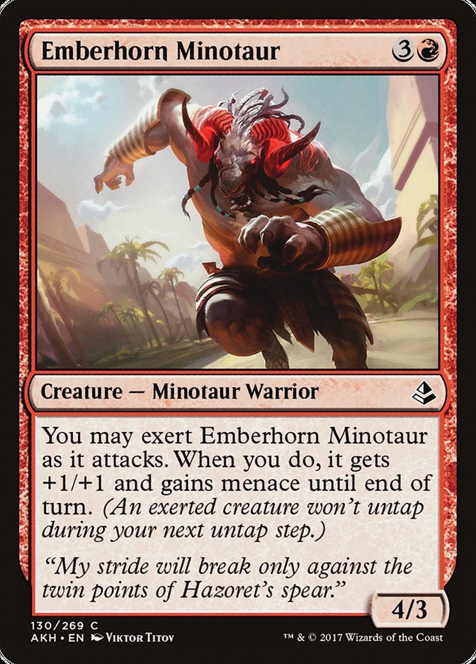Emberhorn Minotaur [Amonkhet] - Bea DnD Games
