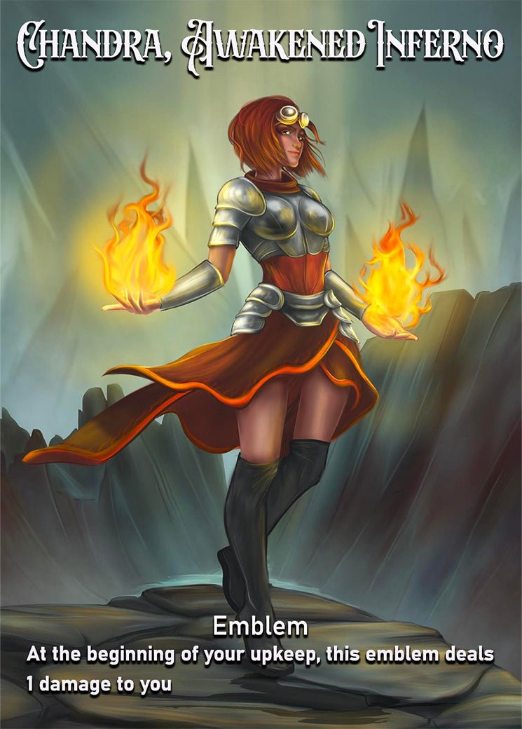 Emblem - Chandra, Awakened Inferno [Bea DnD Games Tokens] - Bea DnD Games