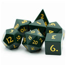 Emerald City - Turquoise Gemstone Dice Set & Dice Case - Bea DnD Games