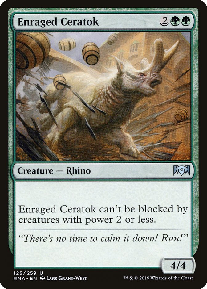 Enraged Ceratok [Ravnica Allegiance] - Bea DnD Games
