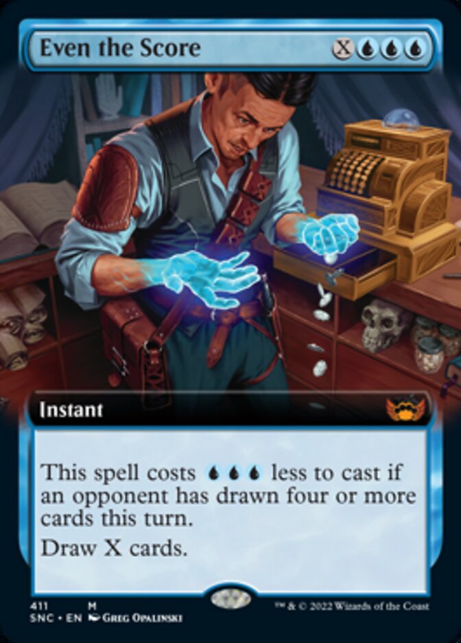 Even the Score (Extended Art) [Streets of New Capenna] - Bea DnD Games
