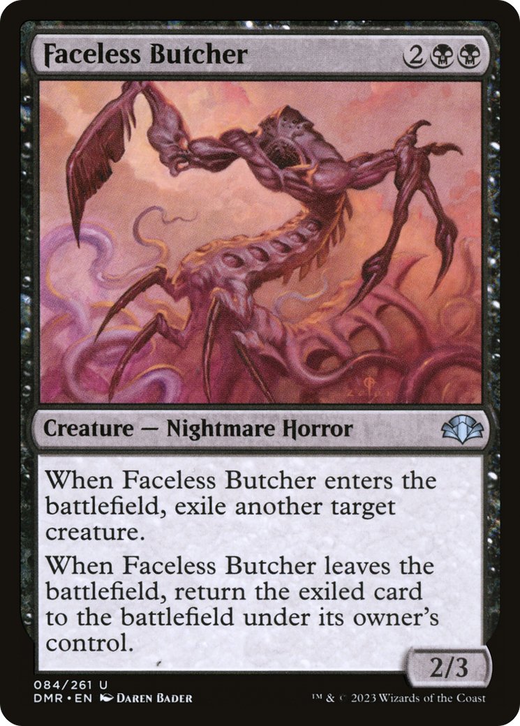 Faceless Butcher [Dominaria Remastered] - Bea DnD Games
