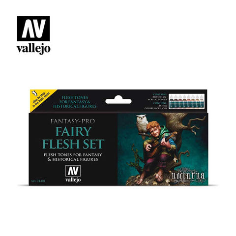Fairy Flesh 8 Colour Set by Vallejo Game Colour - Bea DnD Games