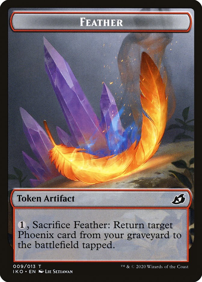 Feather Token [Ikoria: Lair of Behemoths Tokens] - Bea DnD Games